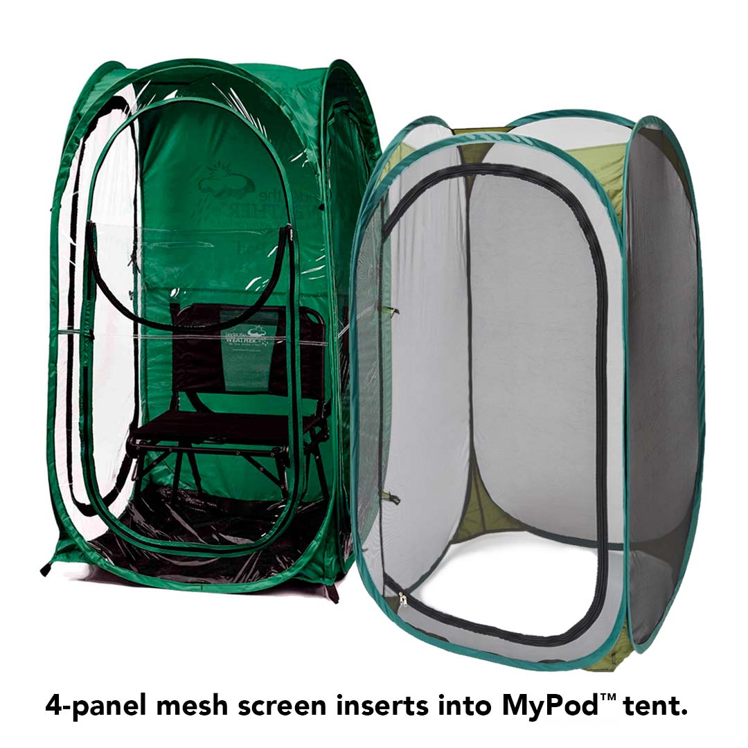 MyPod Screen Insert - Under the Weather® - Personal pop-up sports tent for mom, dad, kids, parents - Perfect for soccer, baseball, softball, football, youth team sports - As Seen on Shark Tank